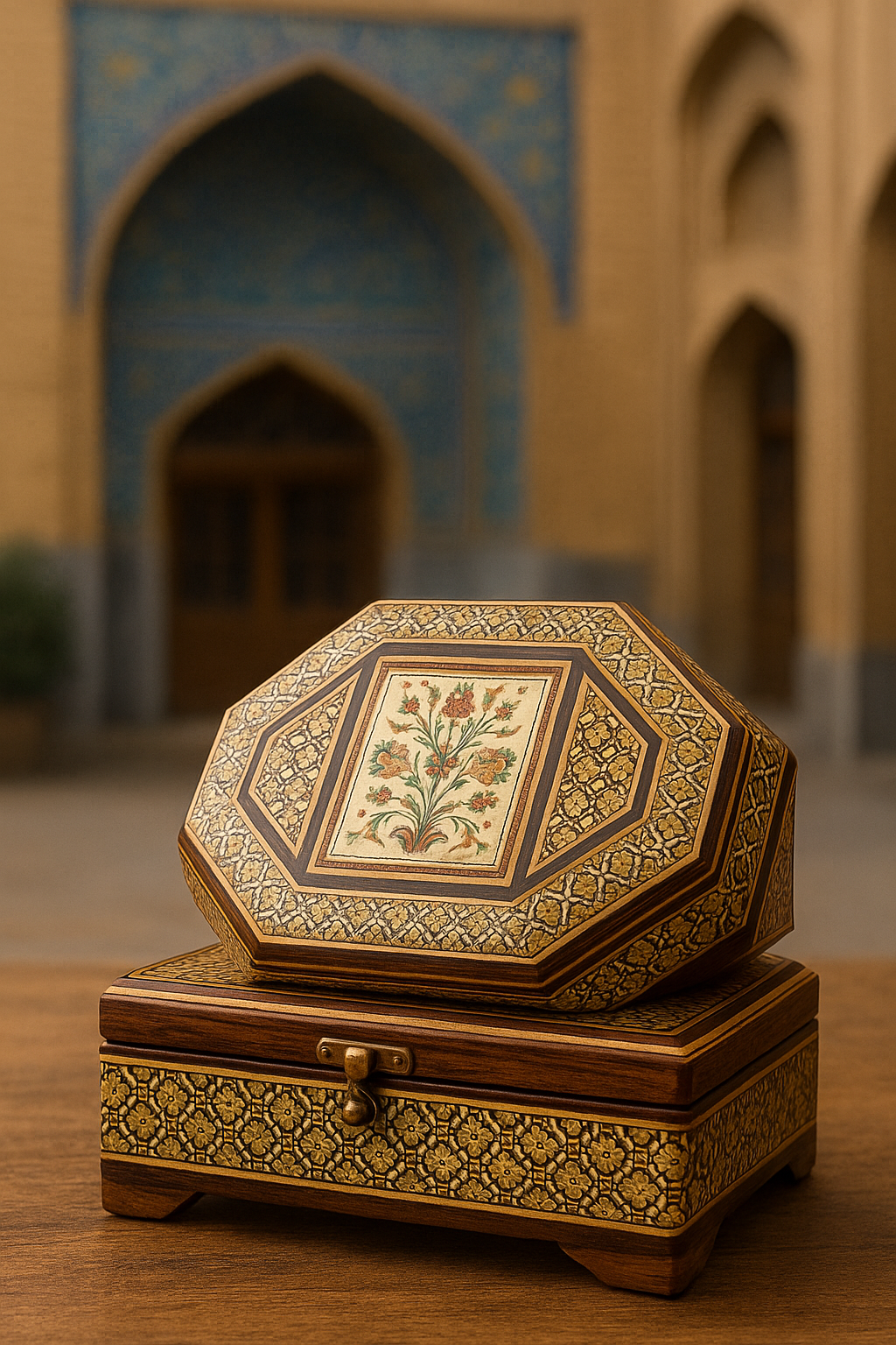 جدیدترین محصولات چوبی صنایع دستی خاتم کاری در اصفهان